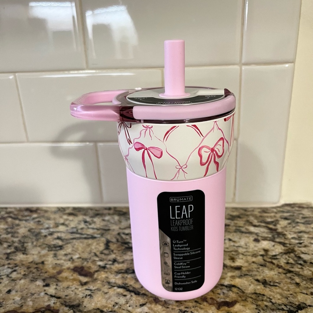 BruMate Leap Kids Bows Tumbler